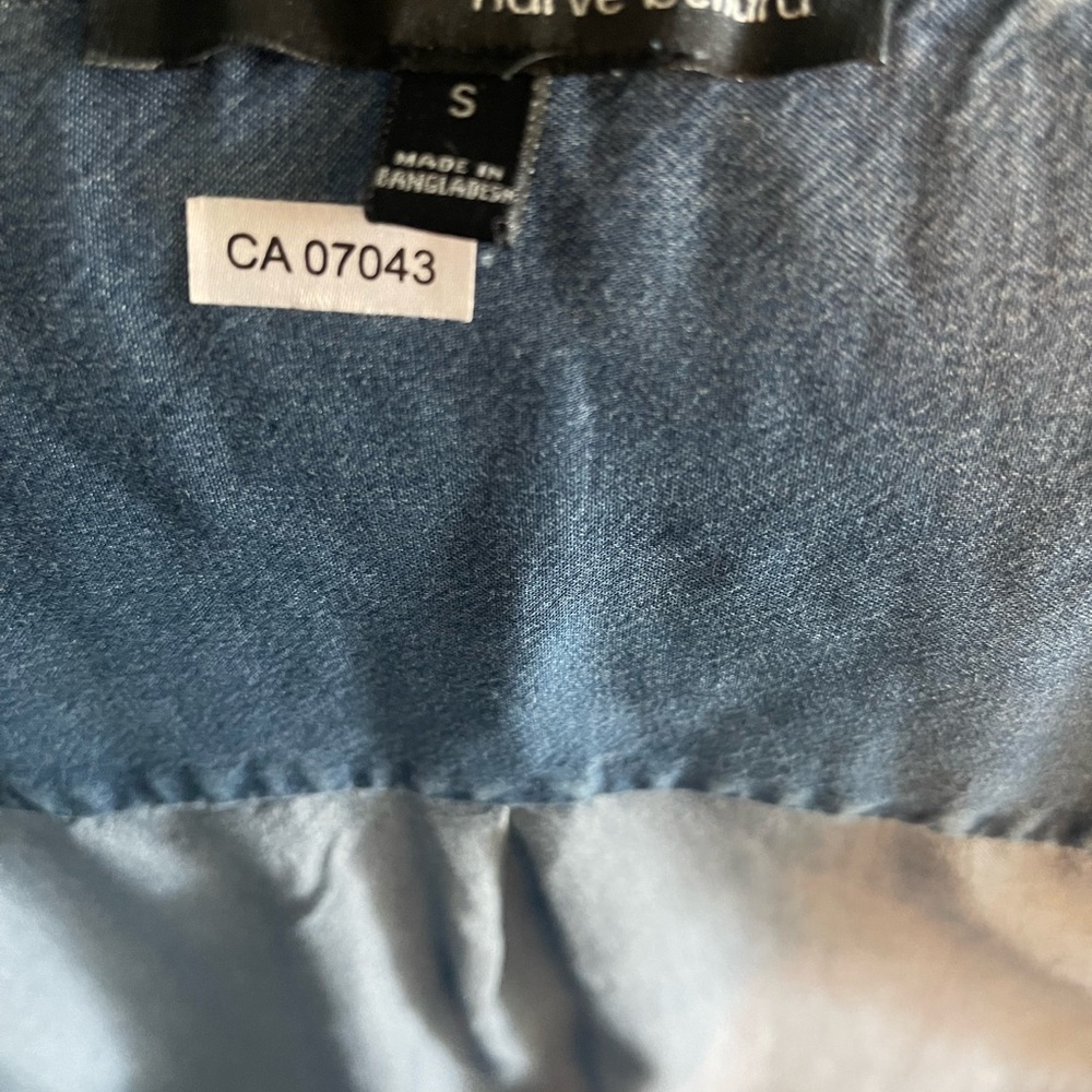 Blue Button-Up Top - Size Small - Picture 9 of 16